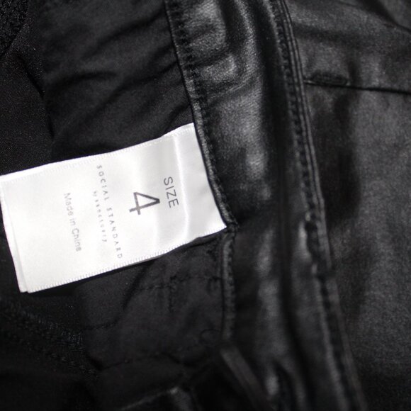 Social Standard by Sanctuary Ankle Skinny Faux Leather Ankle Skinny Jeans 4 - Picture 14 of 16